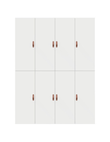 Struttura letto con contenitore Bianco 150 x 200 cm