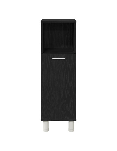 Mobile da Bagno Rovere Nero 30 x 30 x 95 cm Legno multistrato
