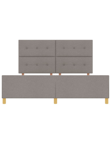 Struttura del letto con testiera Talpa 180 x 200 cm Tessuto