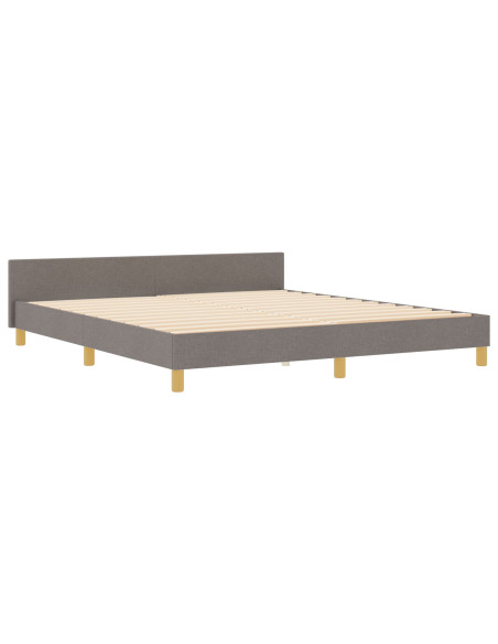 Struttura letto  Tortora 180x200 cm Tessuto