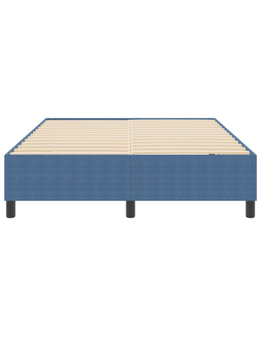Struttura letto piattaforma Blu 140 x 200 cm Tessuto