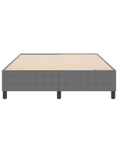 Struttura letto piattaforma Grigio chiaro 160 x 200 cm Tessuto
