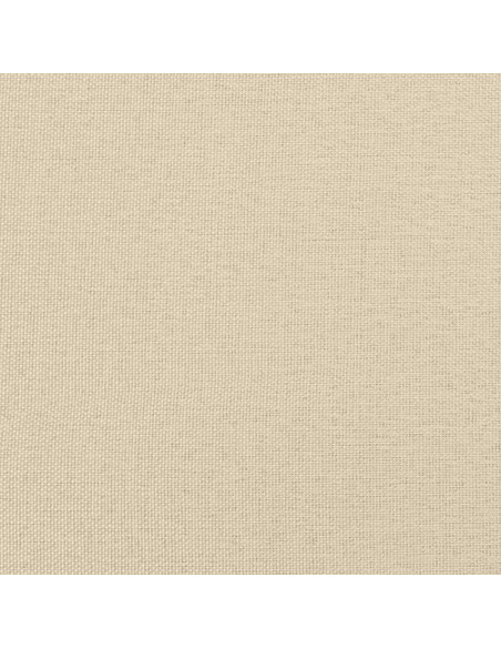 Giroletto con Testiera Crema 200x200 cm in Tessuto