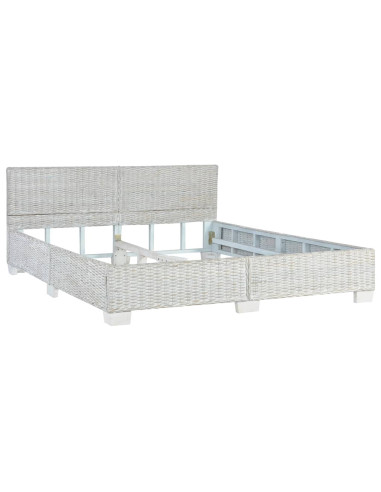 Giroletto Grigio in Rattan Naturale 160x200 cm