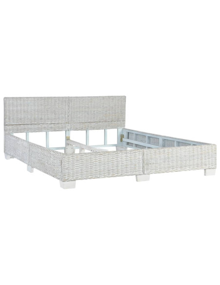Giroletto Grigio in Rattan Naturale 160x200 cm