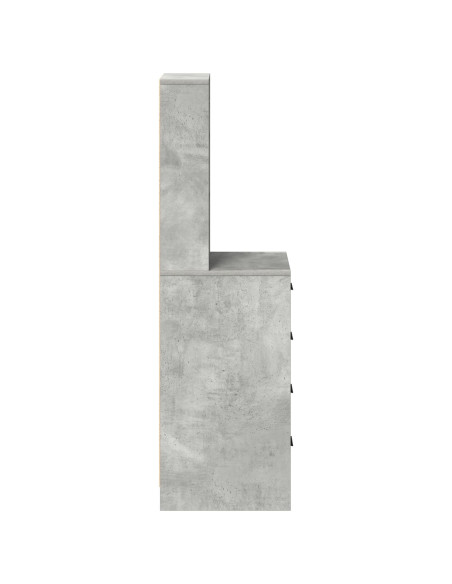 Mobile Alto Grigio Cemento 40x41x135 cm Legno Ingegnerizzato