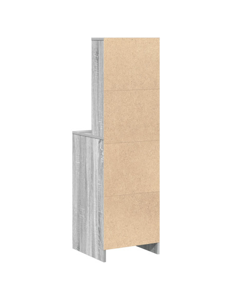 Highboard Grigio Sonoma 40x41x135 cm in Legno ingegnerizzato