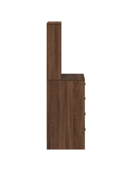 Highboard Marrone Rovere 40x41x135 cm Legno ingegnerizzato