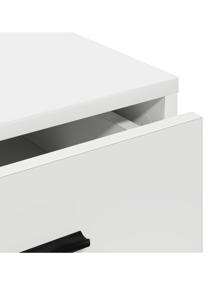 Mobile Bianco 40x41x75 cm Legno ingegnerizzato