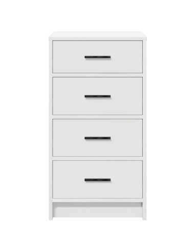 Credenza con cassetto Bianco 40 x 41 x 75 cm Legno multistrato