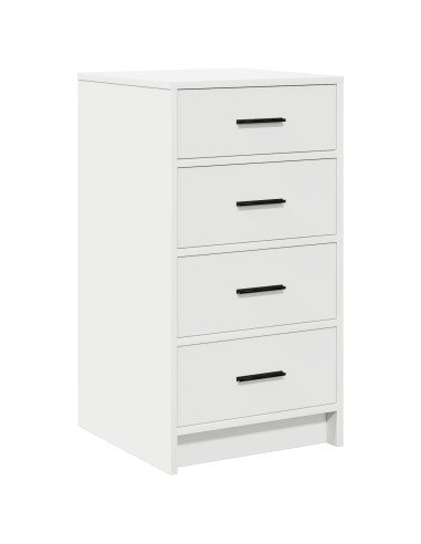 Credenza con cassetto Bianco 40 x 41 x 75 cm Legno multistrato