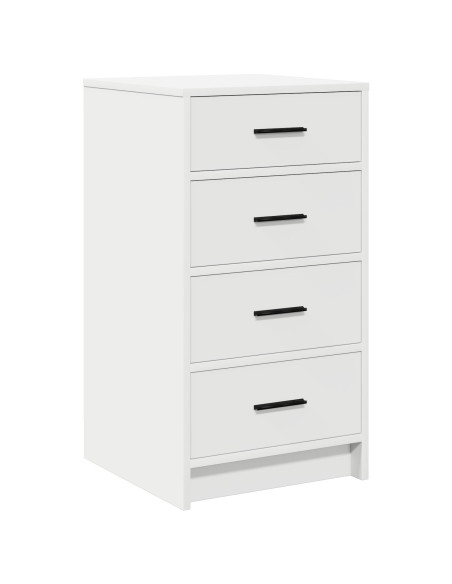 Credenza con cassetto Bianco 40 x 41 x 75 cm Legno multistrato