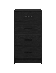 Credenza Rovere nero 40 x 41 x 75 cm Legno multistrato 2