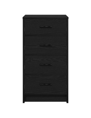 Credenza Rovere nero 40 x 41 x 75 cm Legno multistrato