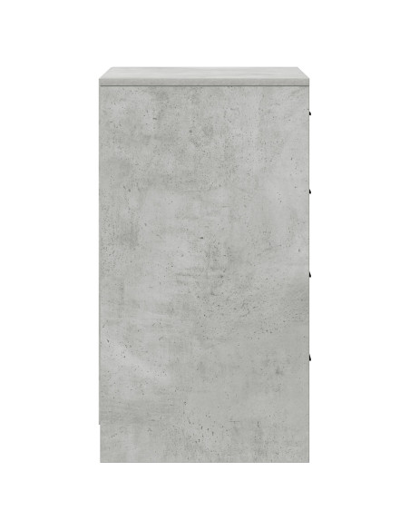 Credenza Grigio Cemento 40x41x75 cm Legno Ingegnerizzato