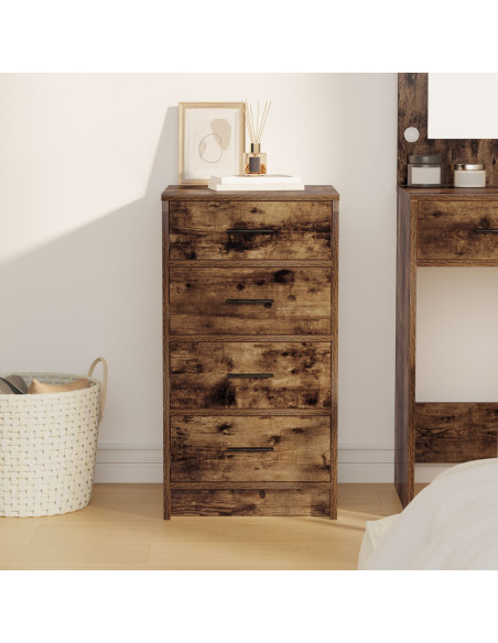 Credenza Rovere fumo 40 x 41 x 75 cm Legno multistrato