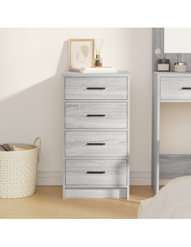 Credenza Grigio sonoma 40 x 41 x 75 cm Legno multistrato