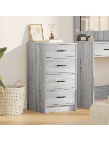 Credenza Grigio sonoma 40 x 41 x 75 cm Legno multistrato