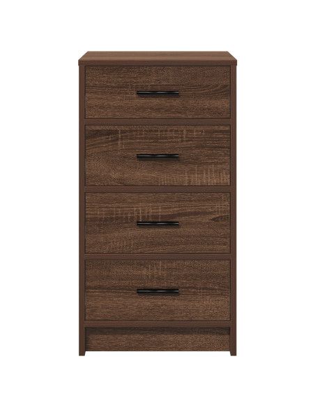 Sideboard Marrone Rovere 40x41x75 cm Legno Ingegnerizzato