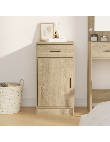 Mobile Sideboard Rovere Sonoma 40x41x75 cm in Legno Ingegnerizzato