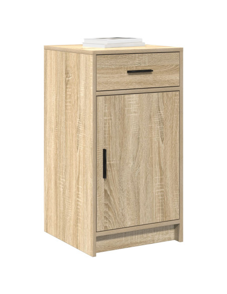 Mobile Sideboard Rovere Sonoma 40x41x75 cm in Legno Ingegnerizzato