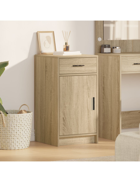 Mobile Sideboard Rovere Sonoma 40x41x75 cm in Legno Ingegnerizzato