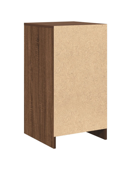 Sideboard  Marrone Rovere 40x41x75 cm Legno ingegnerizzato