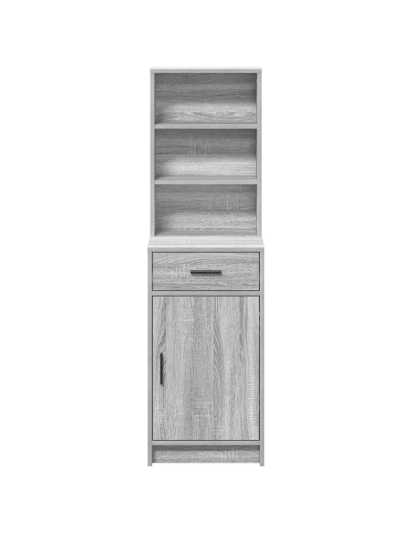 Highboard Grigio Sonoma 40x41x135 cm Legno ingegnerizzato