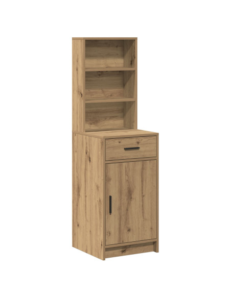 Highboard in Rovere Artigianale 40x41x135 cm in Legno Ingegnerizzato