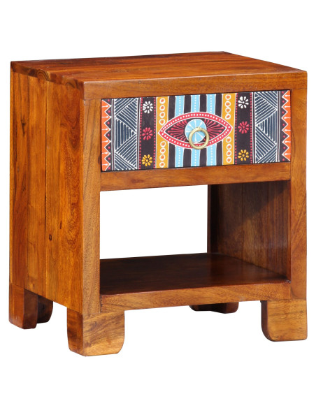 Mobiletto  40x35x45 cm in legno massello di acacia