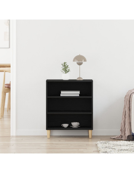 Sideboard  in Rovere Nero 57x35x70 cm in Legno ingegnerizzato