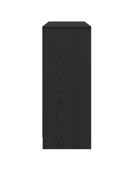 Credenza Nero 102 x 29.5 x 75 cm Legno multistrato