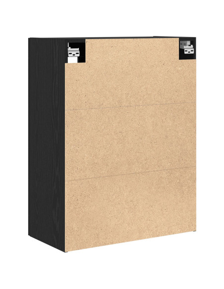 Cabinet a muro Nero in Rovere - 69,5x34x90 cm