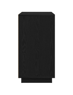 Credenza Rovere Nero 80 x 40 x 75 cm Legno multistrato 2