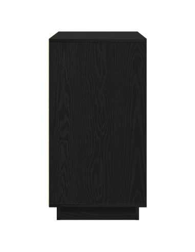 Credenza Rovere Nero 80 x 40 x 75 cm Legno multistrato