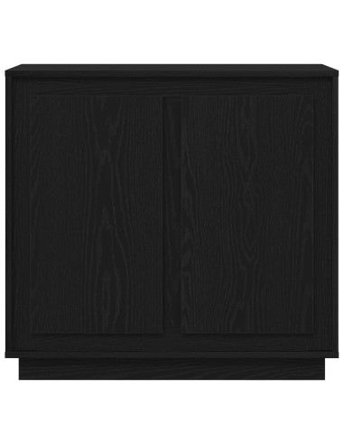 Credenza Rovere Nero 80 x 40 x 75 cm Legno multistrato
