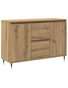 Credenza con cassetto Rovere artigianale 101,5 x 35 x 70 cm 2