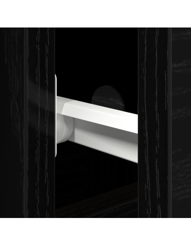 Credenza Rovere Nero 101,5 x 35 x 70 cm Legno multistrato