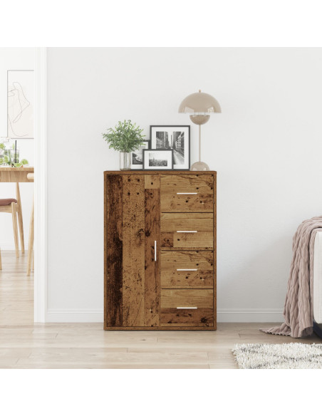 Sideboard vitaXL in legno vecchio 60x31x84 cm in legno ingegnerizzato