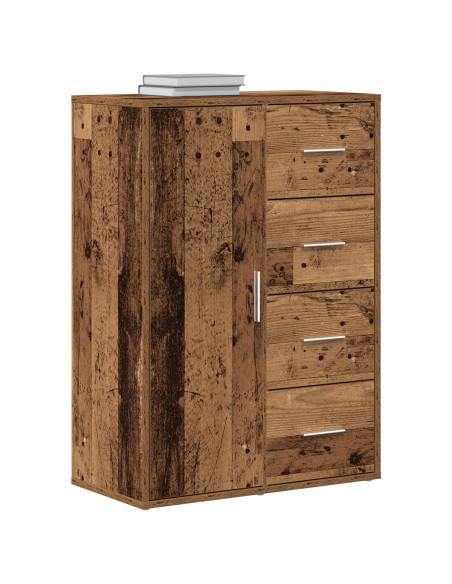 Sideboard vitaXL in legno vecchio 60x31x84 cm in legno ingegnerizzato