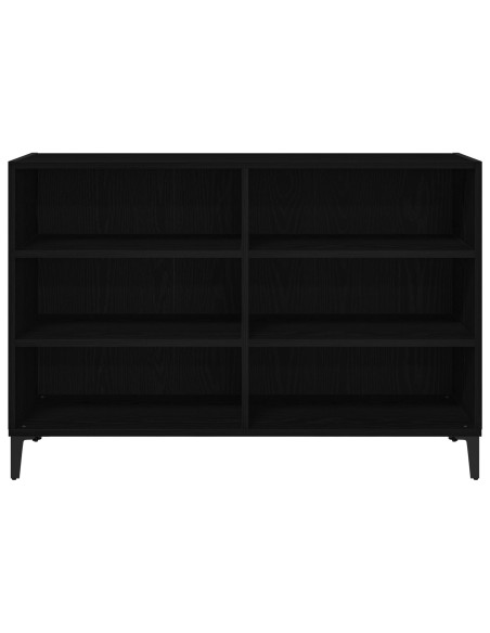 Sideboard Nero Quercia  103,5x35x70 cm in Legno ingegnerizzato