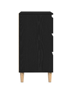 Credenza Rovere Nero 60 x 35 x 70 cm Legno multistrato 2