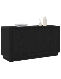 Credenza Rovere Nero 102 x 35 x 55 cm Legno multistrato 2