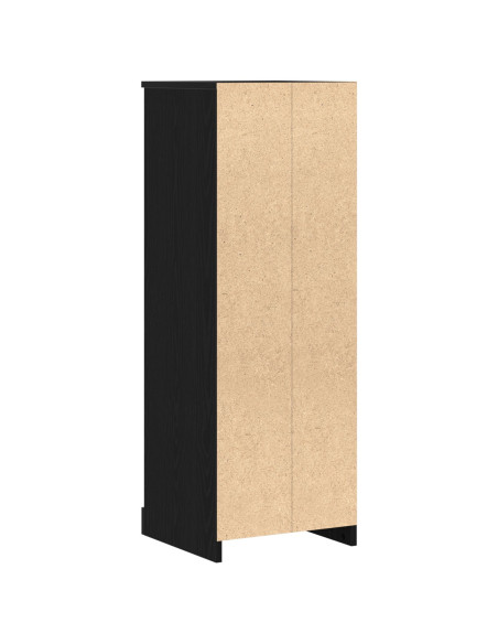 Highboard Nero Quercia 36x35,5x103,5 cm Legno ingegnerizzato