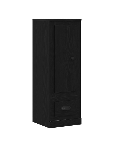 Highboard Nero Quercia 36x35,5x103,5 cm Legno ingegnerizzato