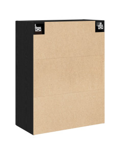 Mobile a muro Rovere Nero 69,5 x 34 x 90 cm Legno multistrato 2