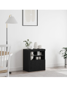 Madia LED Nero 60,5 x 37 x 67 cm Legno multistrato 2