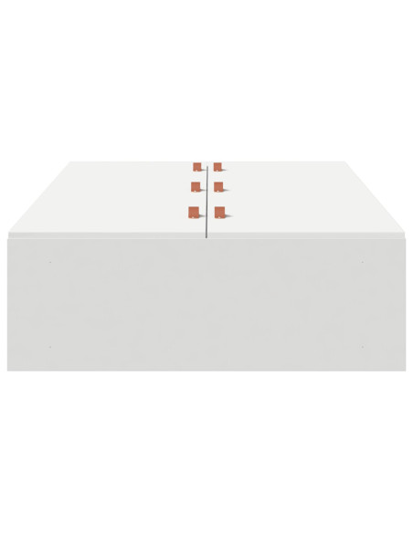 Struttura letto con contenitore  Bianca 80x200 cm