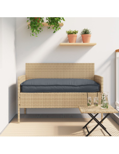 Set di Cuscini per Pallet 2 pcs Antracite 120 x 40 x 8 cm