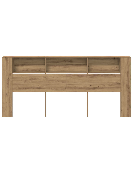 Testiera Armadio  in Rovere Artigianale 220x18,5x104,5 cm
